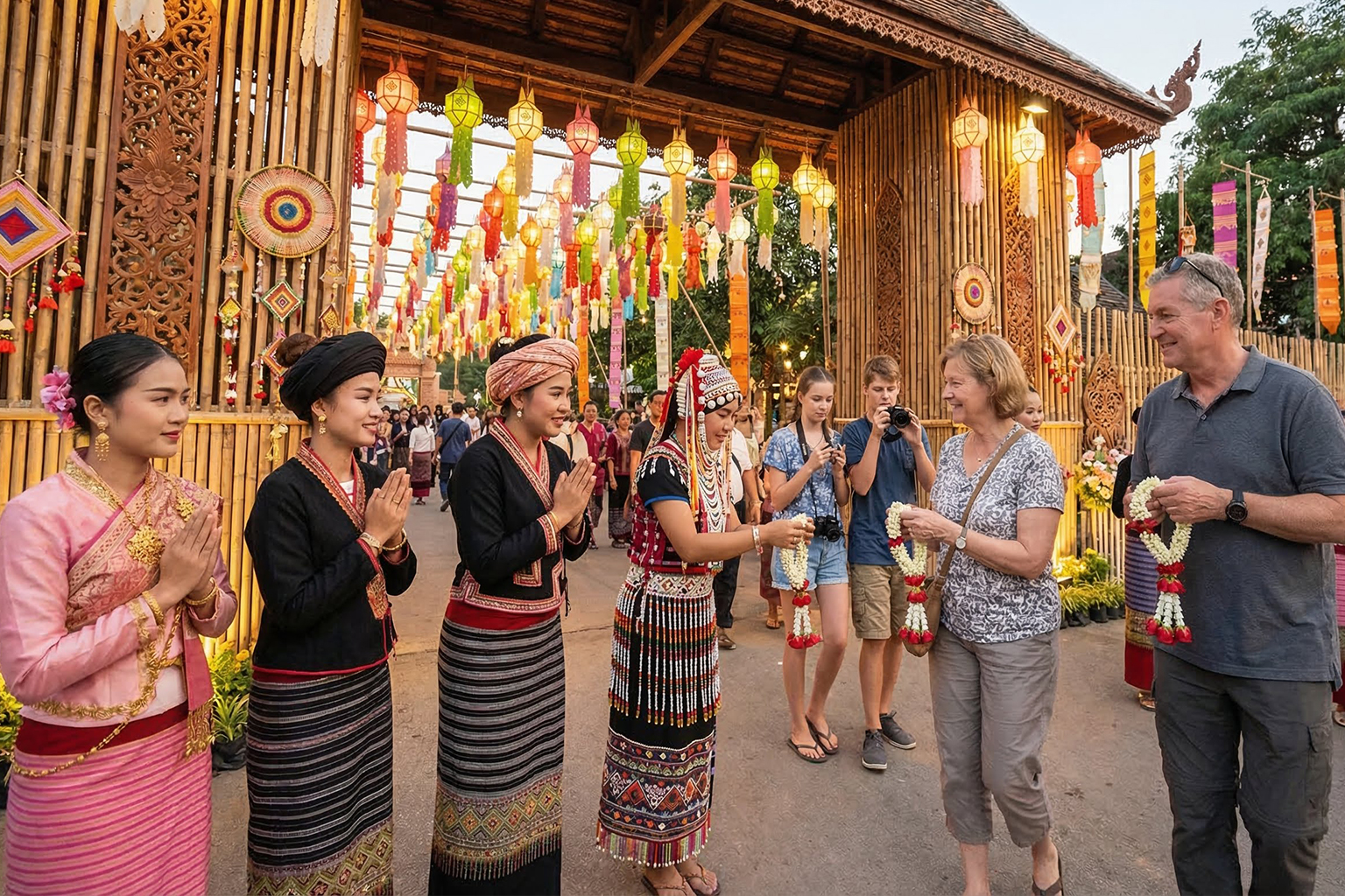 Chiang Mai-Lamphunda Lanna Fonarlar Festivali 2026