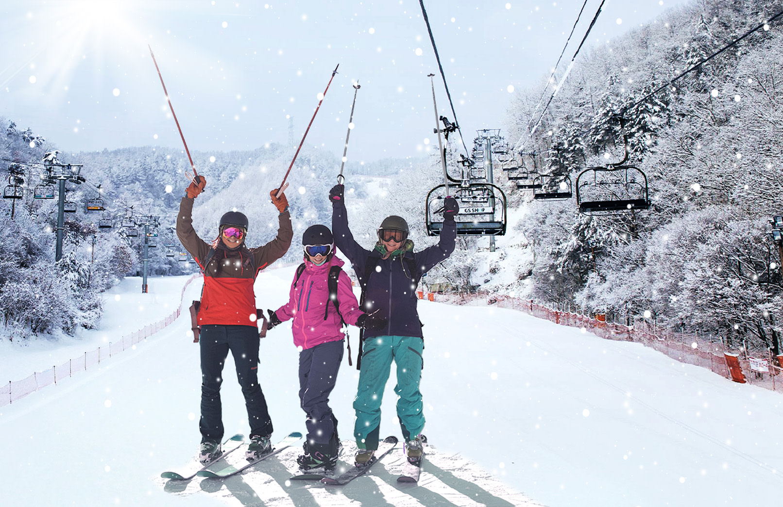 Elysian Ski Resort & Eobi Ice Valley Tour From Seoul