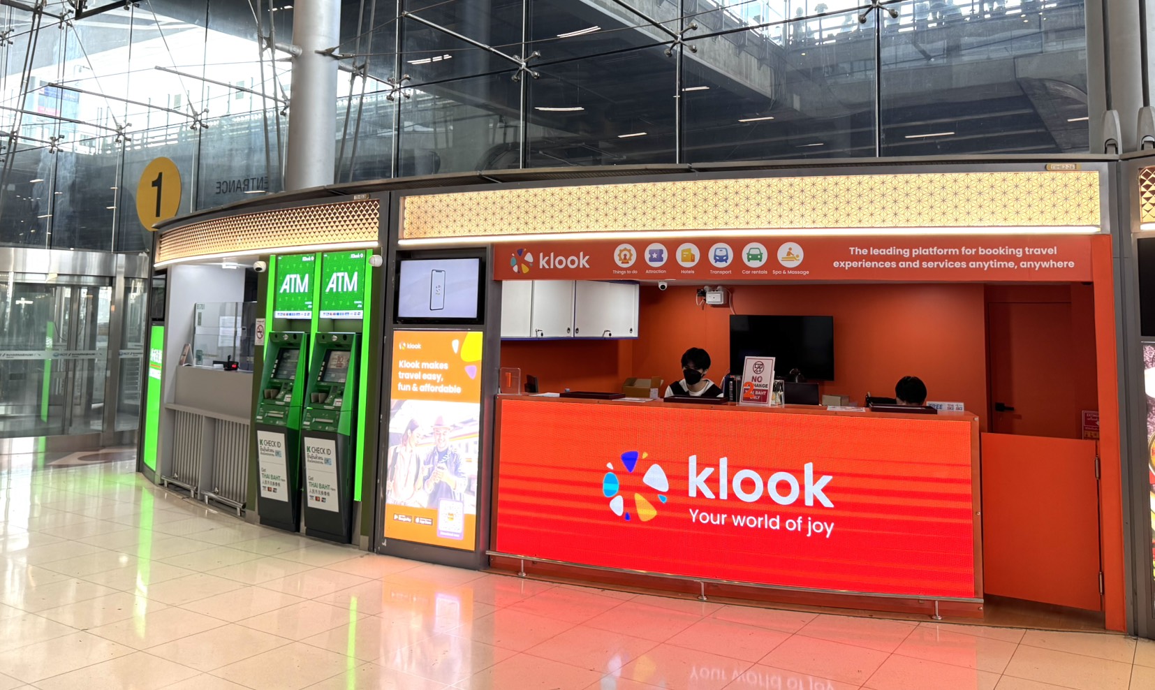 Klook counter BKK