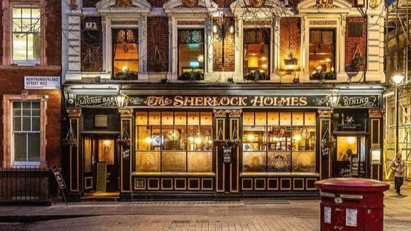 Step into mystery and charm at The Sherlock Holmes – a true London gem
