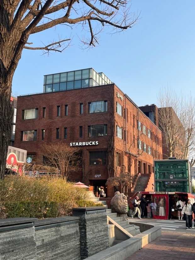 The red brick building in Daehangno, which holds the history of Korean theater.