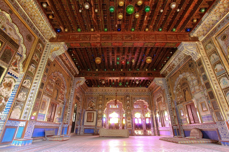 Inside part of Mehrangarh fort in Jodhpur.