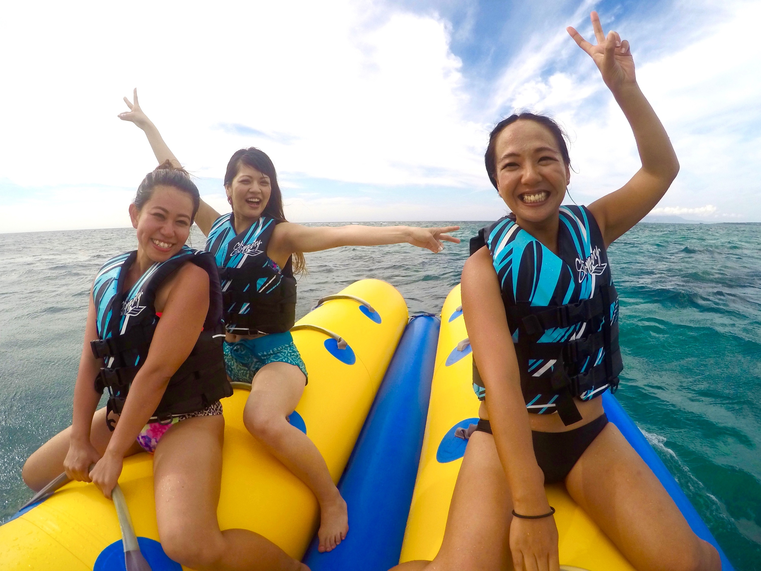 日本沖繩青之洞窟＆香蕉船水上活動體驗