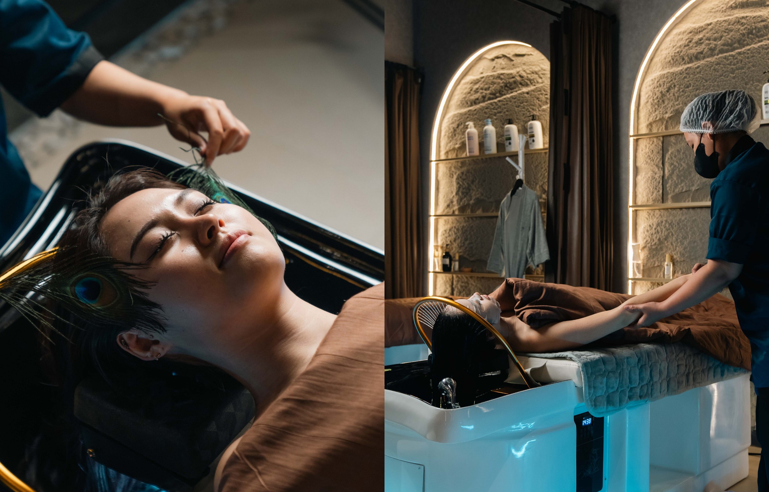 一場療癒身心的日式頭部 SPA 儀式，透過精準的療程觸感，溫和地為頭皮排毒，同時舒緩精神壓力。