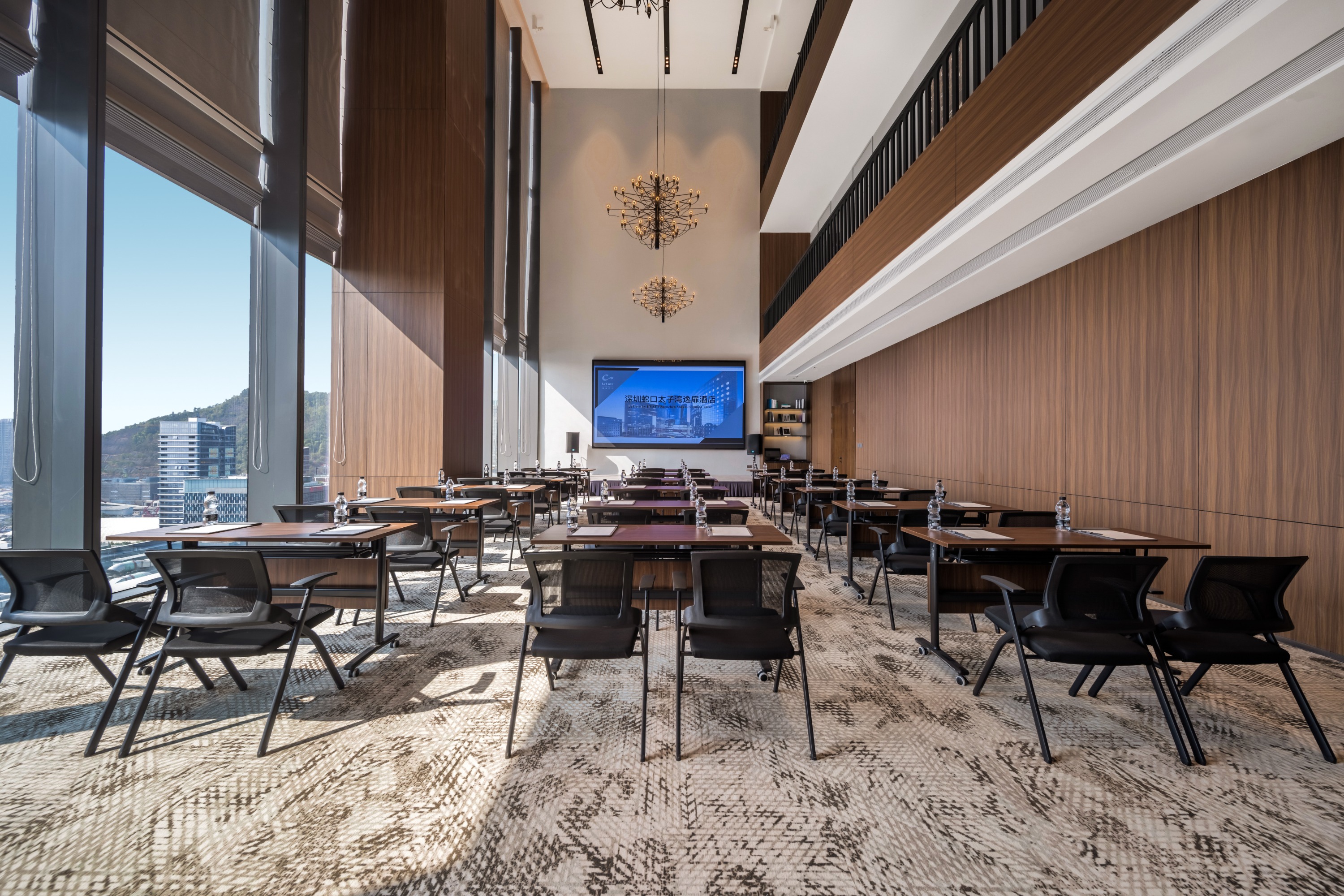 Spacious and bright conference room