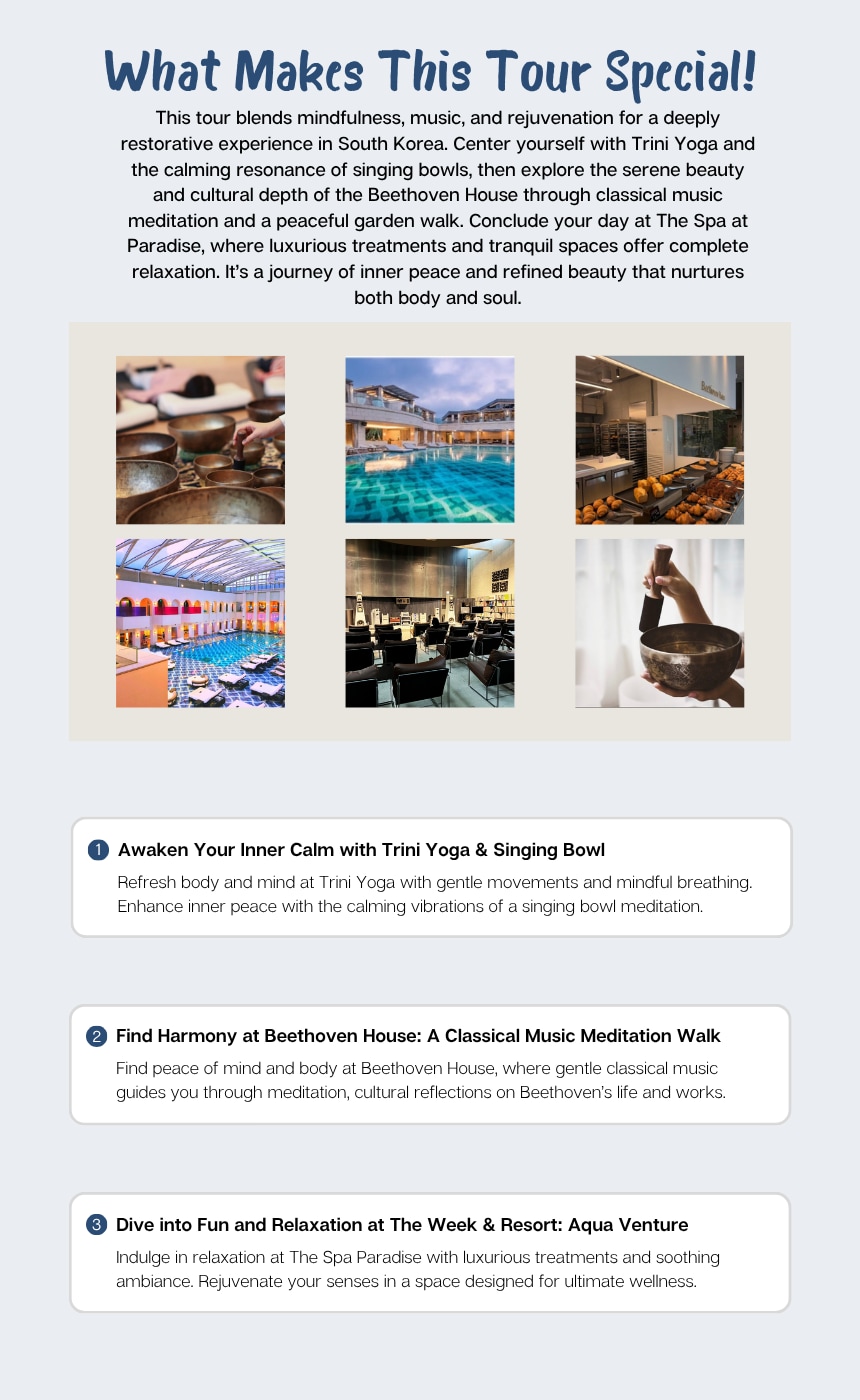 [INCHEON WELLNESS] Working Mom's Healing Trip