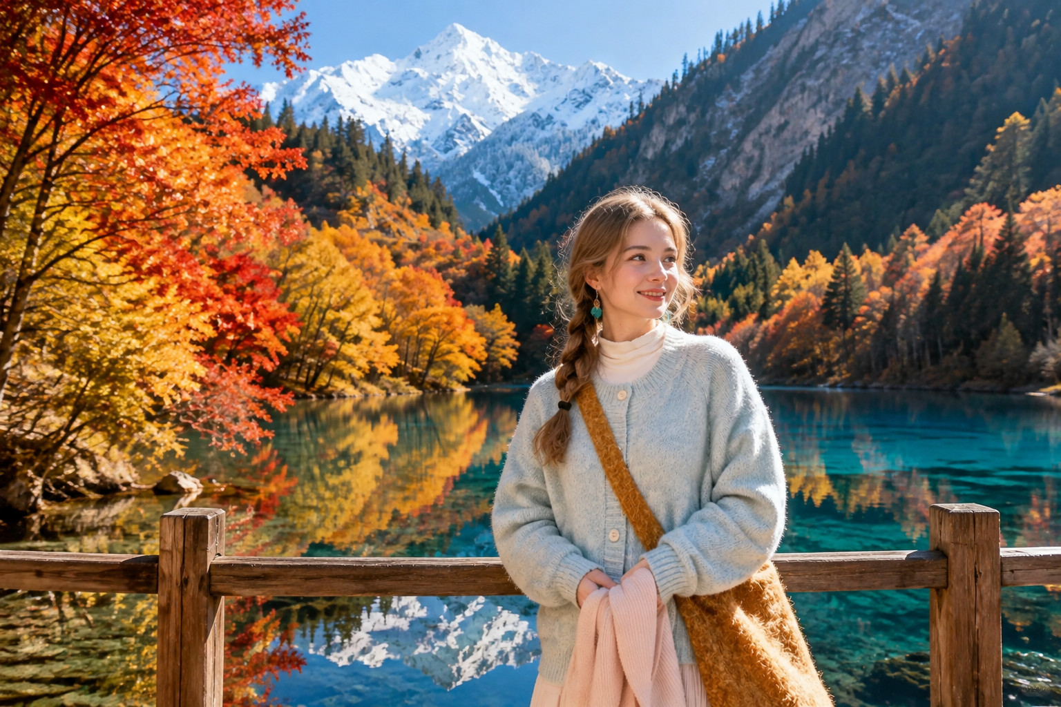 Sichuan Jiuzhaigou Huanglong High-Speed Rail Round Trip Pure Play 2-Day Tour (Optional English-Speaking Private Tour)