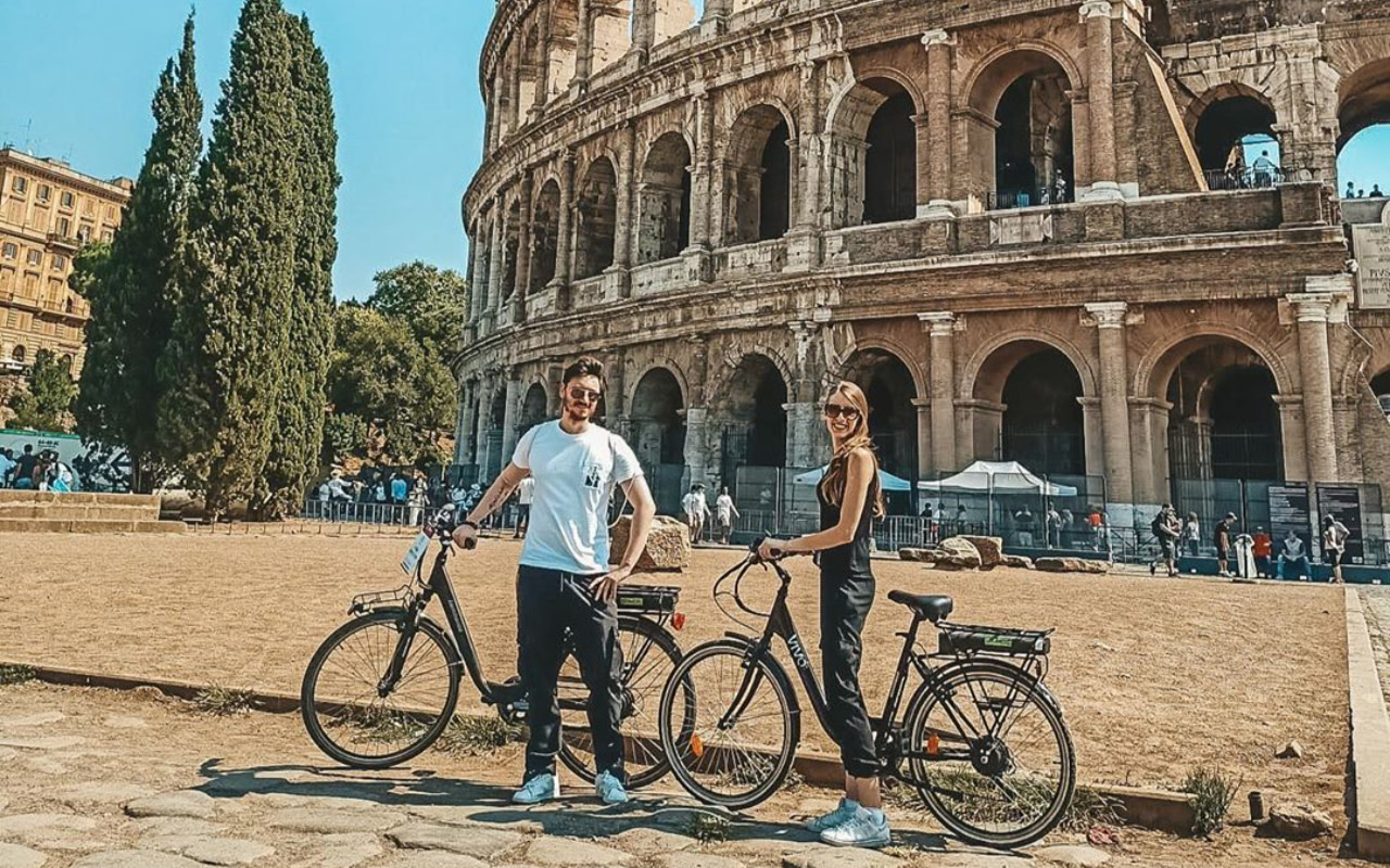 Rome city electric bike tour