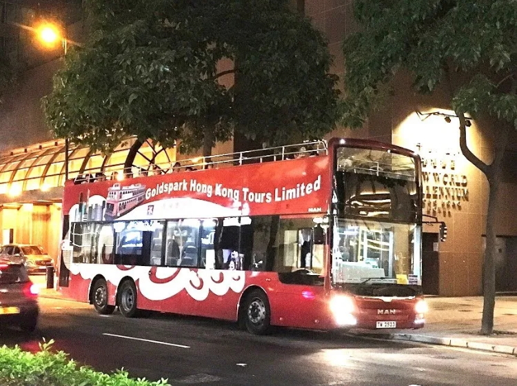 HK Night | Cruise Dinner + Open Top Bus + Ferris Wheel + Temple Street 