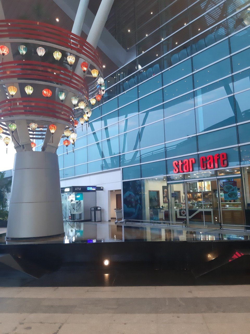 Pick-up point at international terminal