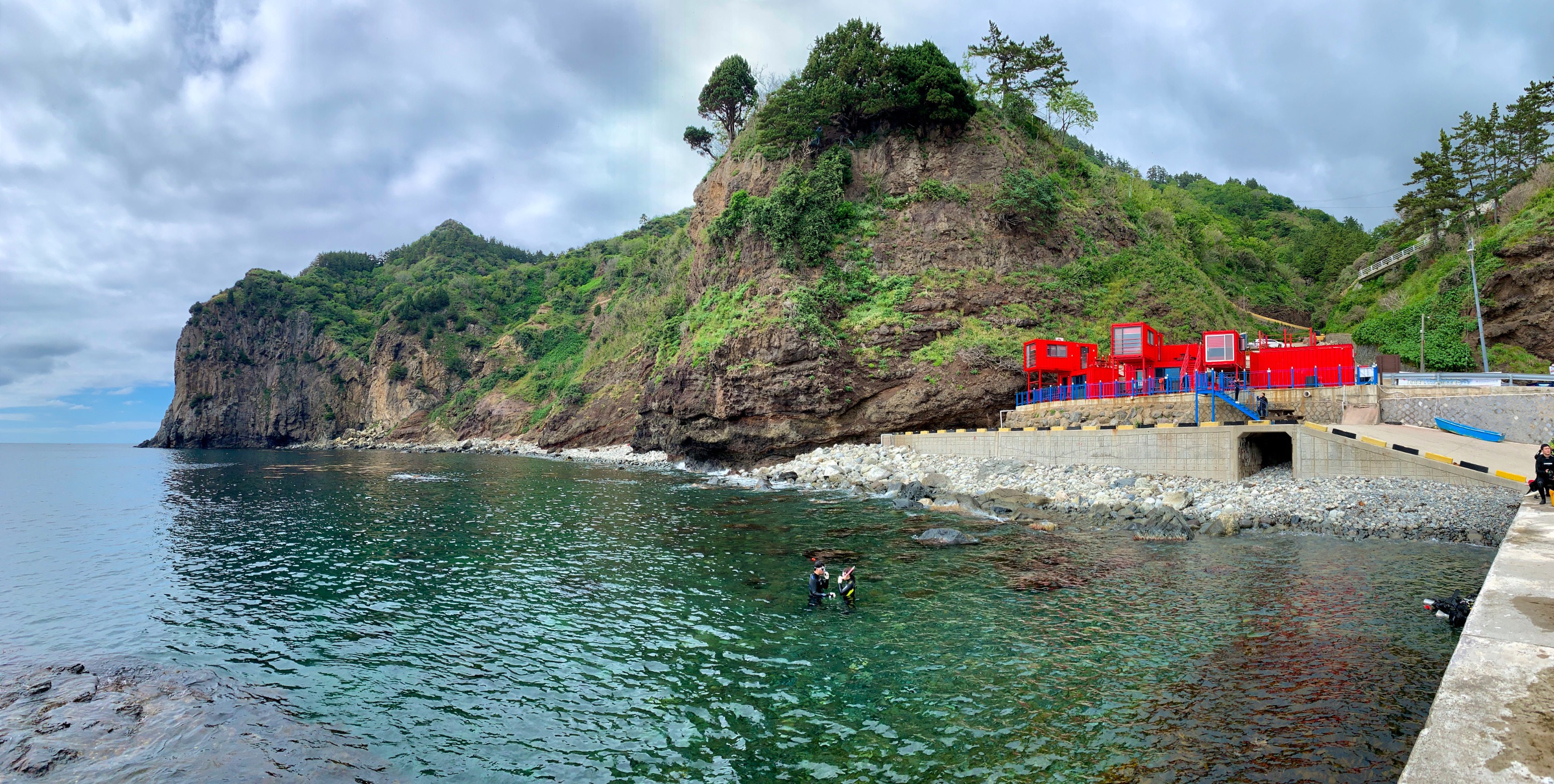 郁陵岛白浦海水浴场 Hakpo Dive Resort 浮潜租赁