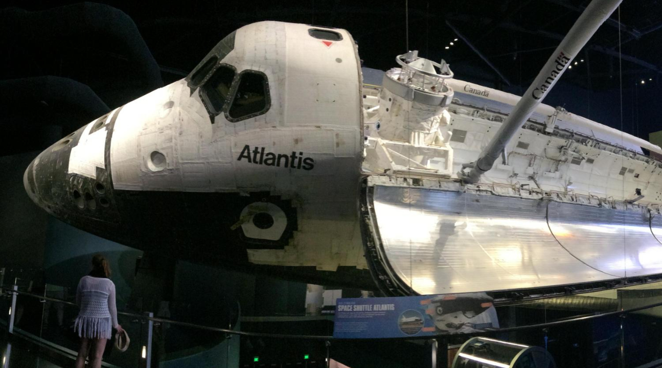 the Atlantis space shuttle