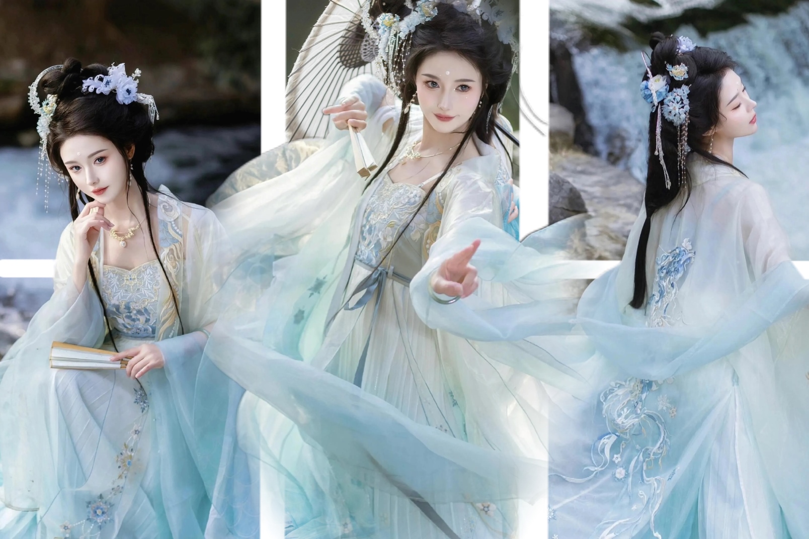 上海外灘特色漢服體驗（漢服租賃+可選含妝造漢服體驗+可選1小時攝影師外景跟拍+服飾精美多樣+優質服務+高品質面料）