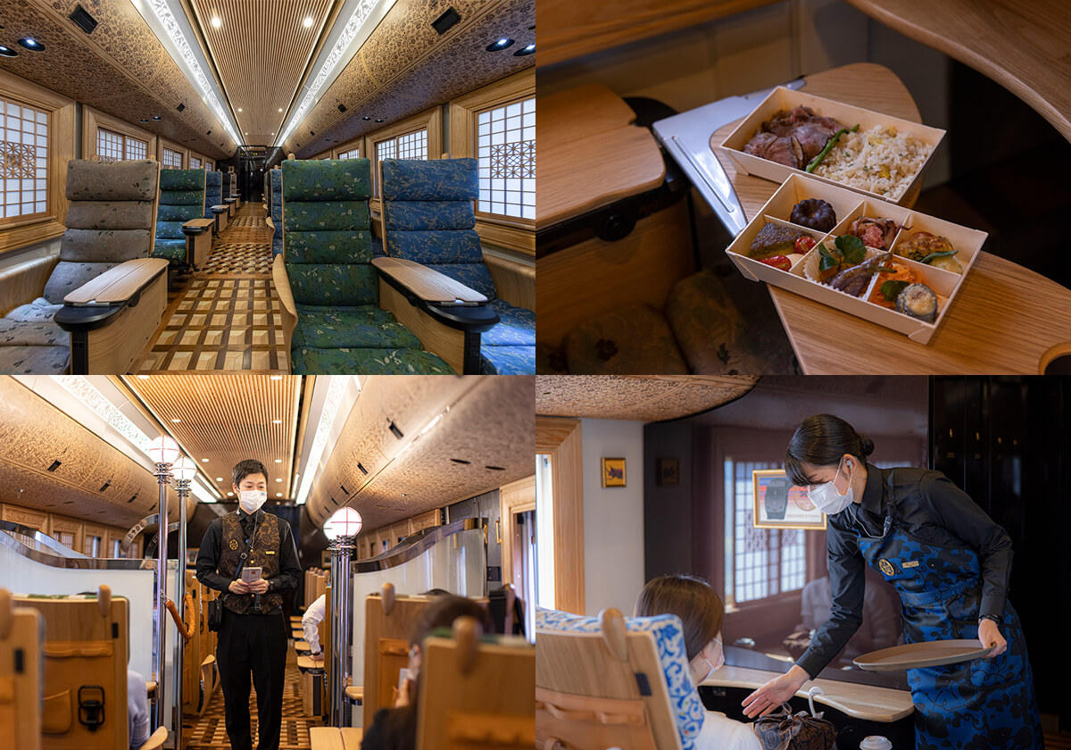 JR 九州 36+3 豪華觀光列車（綠色車廂）