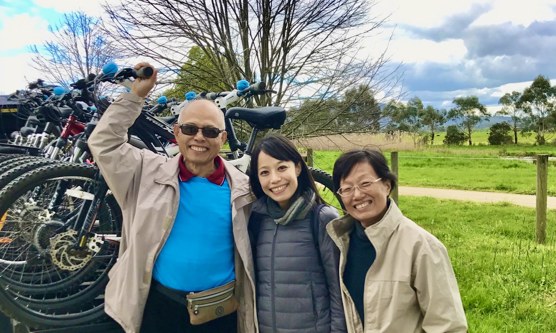 與家人玩得開心