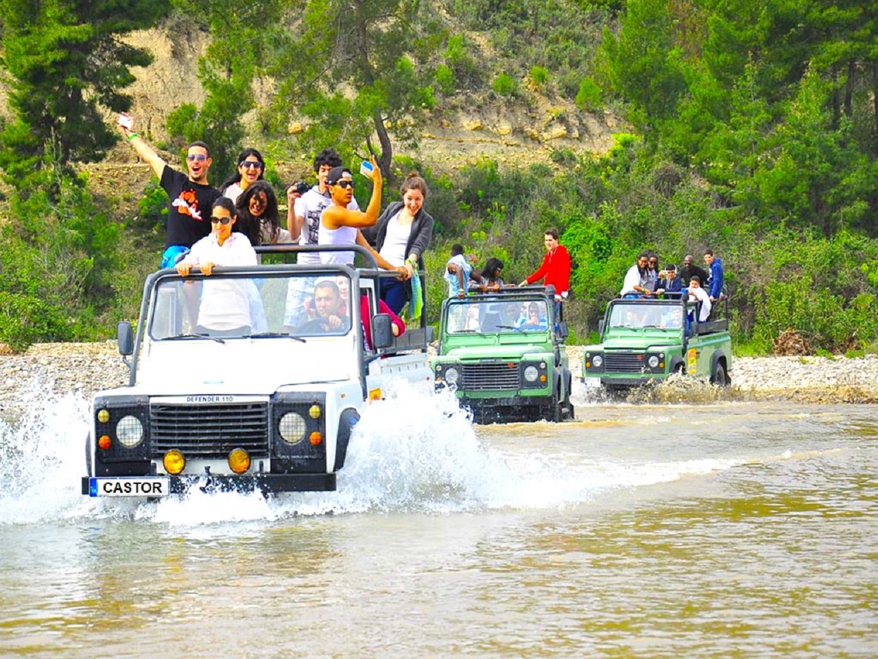 Jeep Safari on the river