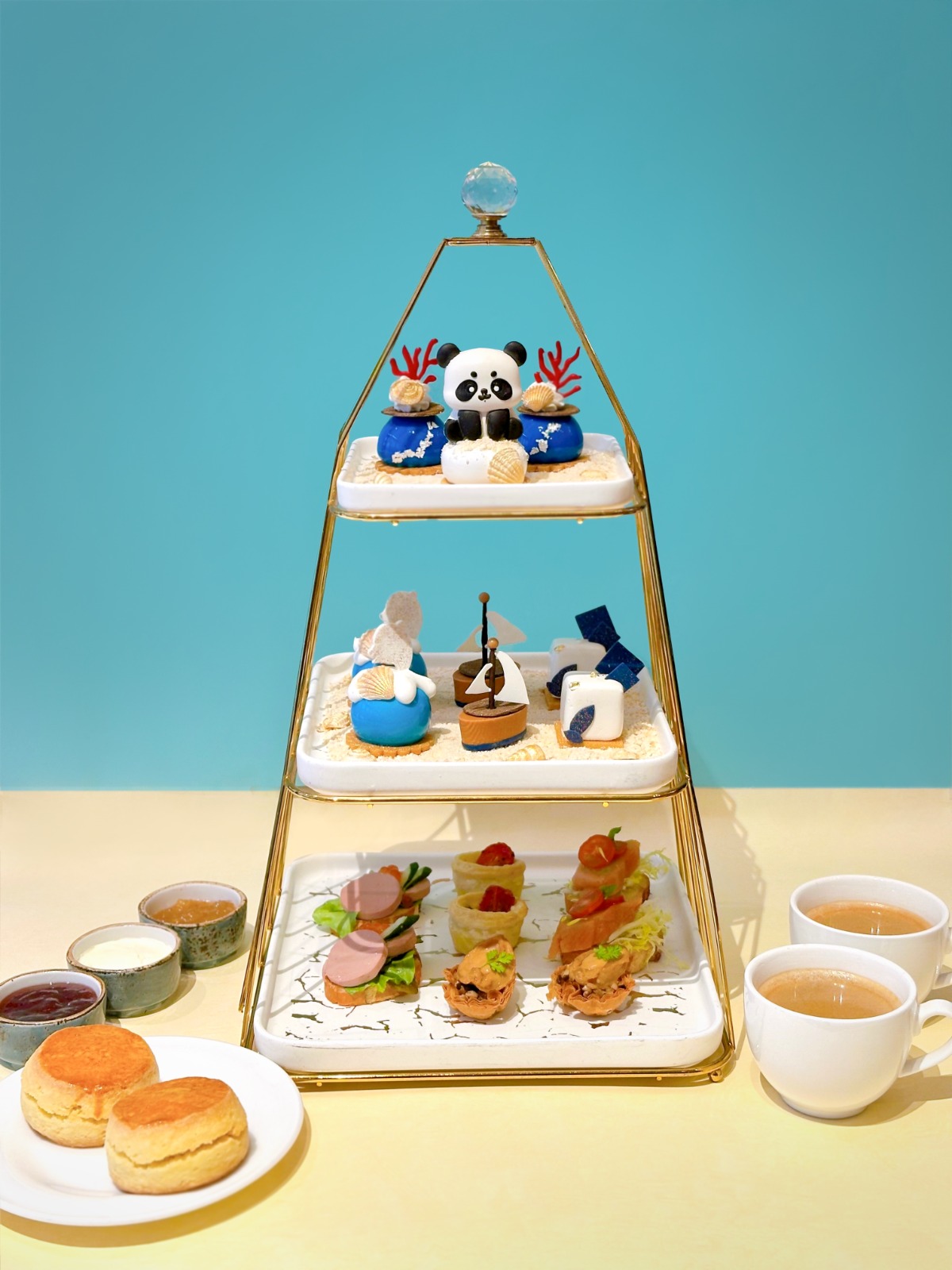 海洋公園萬豪酒店 Hong Kong Ocean Park Marriott Hotel｜海岸酒廊｜下午茶、泰國風情燒烤風味自助晚餐