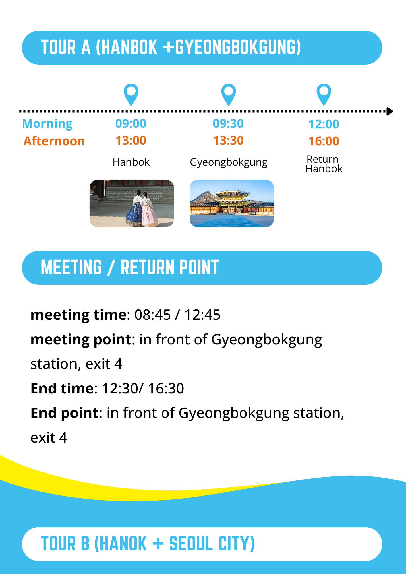 [30% promotion] Hanbok Experience + Gyeongbokgung Walking Tour