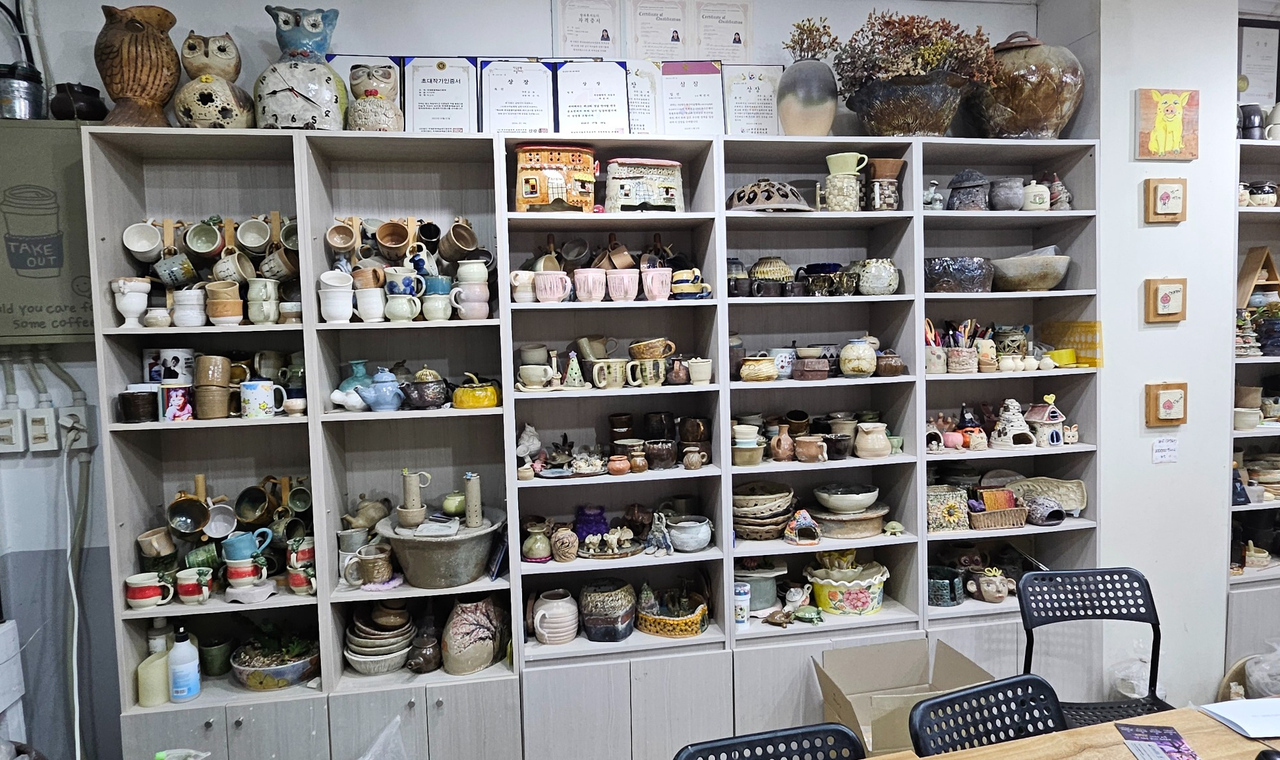 陶藝工作室內部