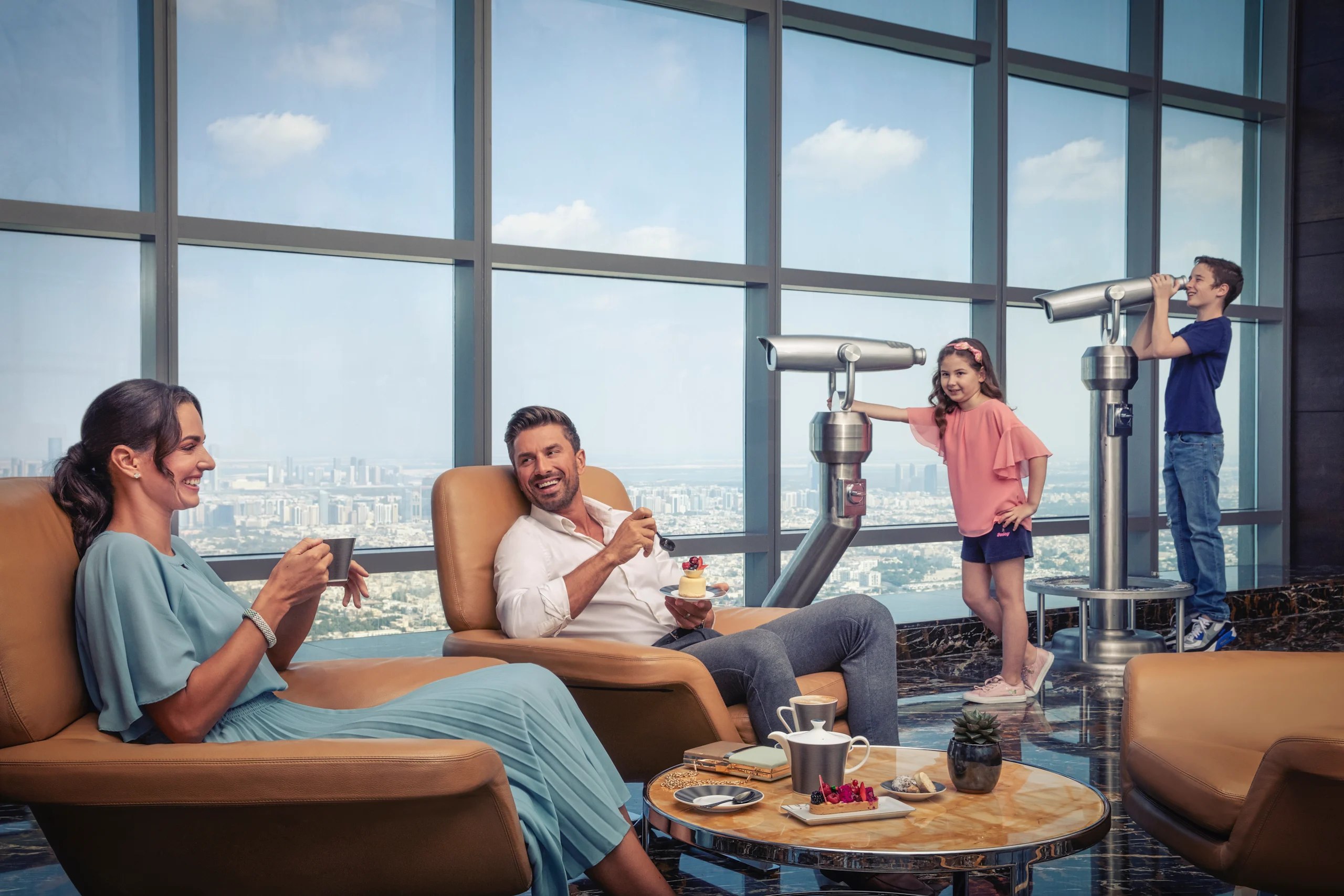 與您最愛的旅伴在阿提哈德塔度過美好時光！