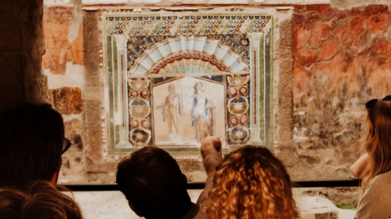 Herculaneum tour with an archaeologist guide 