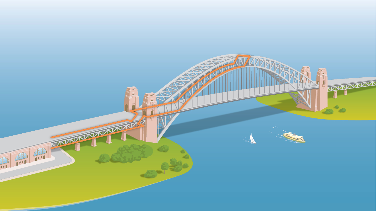 Bridge Climb Route