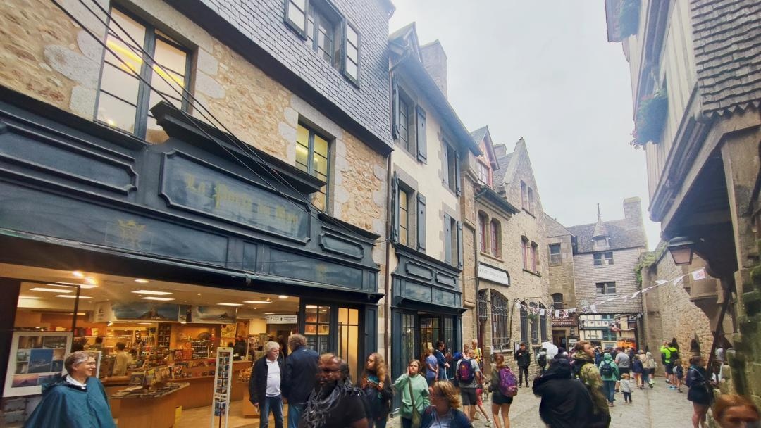 Step through La Porte du Roy into Mont Saint Michel's enchanting medieval world