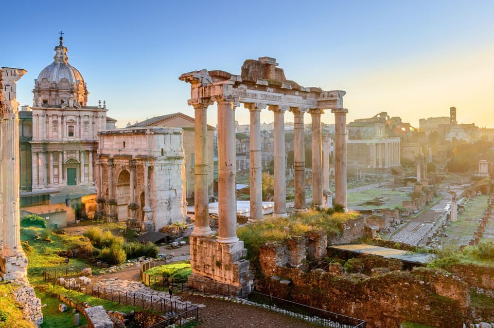 Taking in sweeping views from Palatine Hill, where emperors once ruled over the Roman Empire