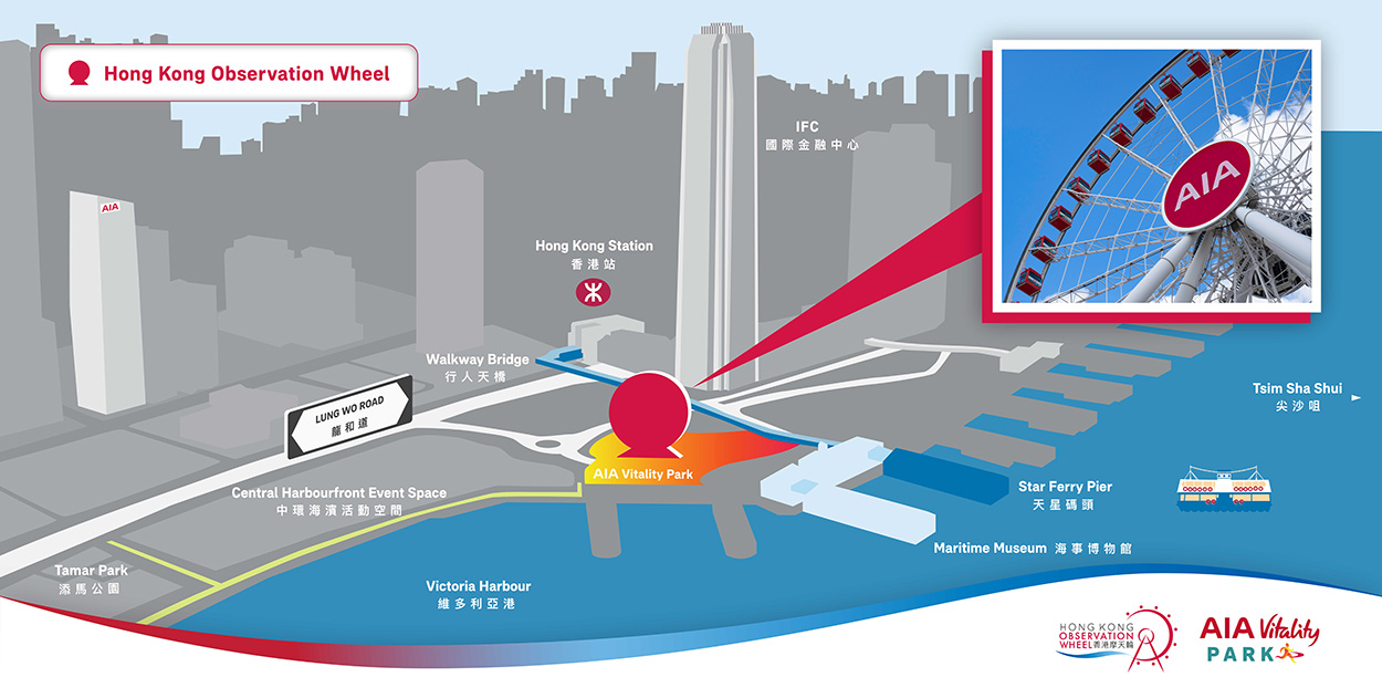 The Hong Kong Observation Wheel Location 