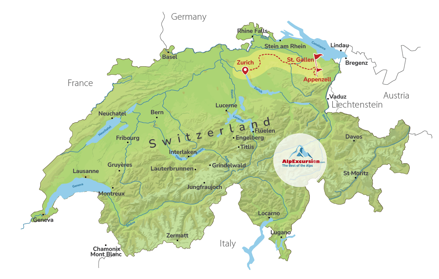 St. Gallen & Appenzell Private Tour from Zurich