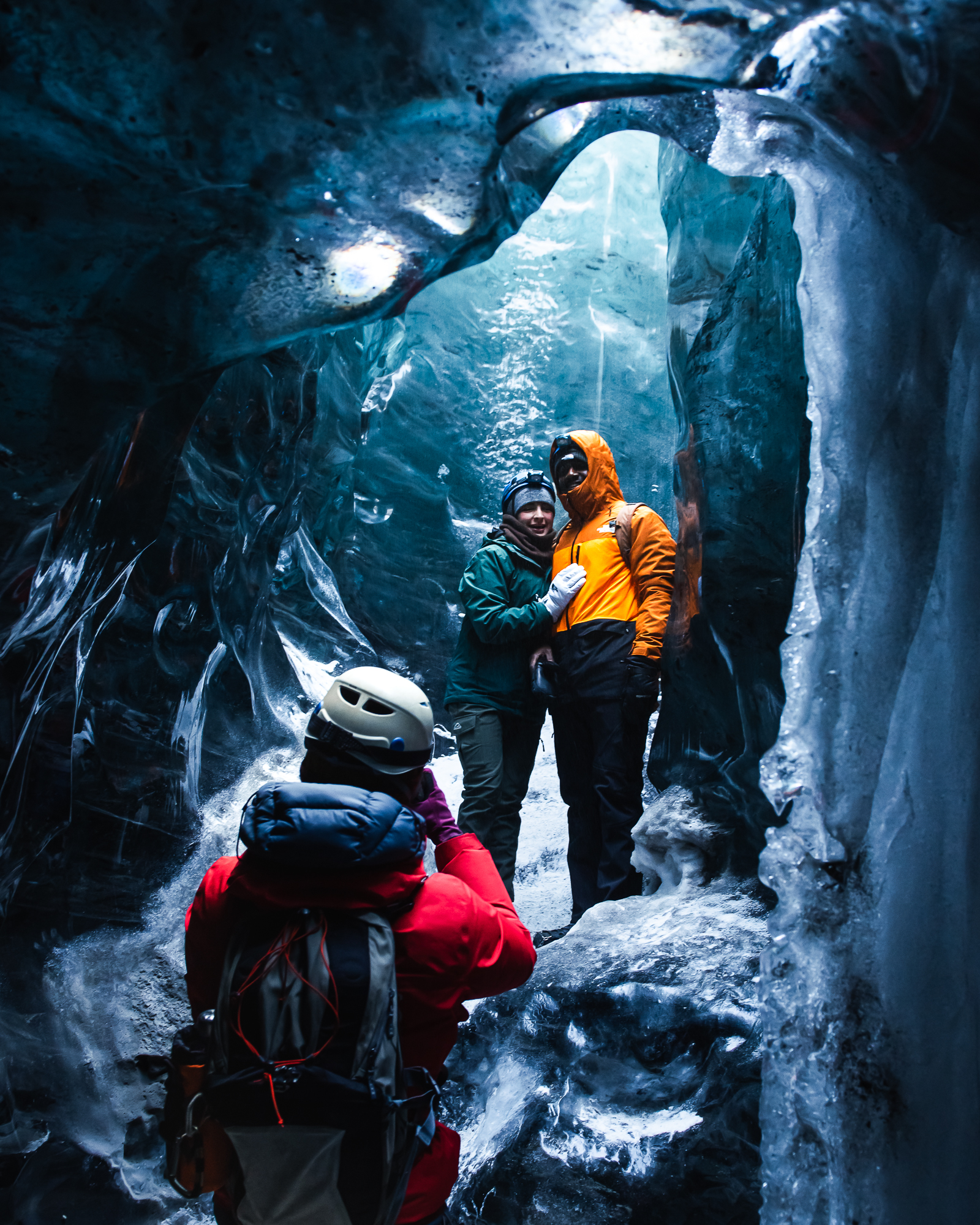 From Jökulsárlón: Vatnajökull Glacier Blue Ice Cave Tour