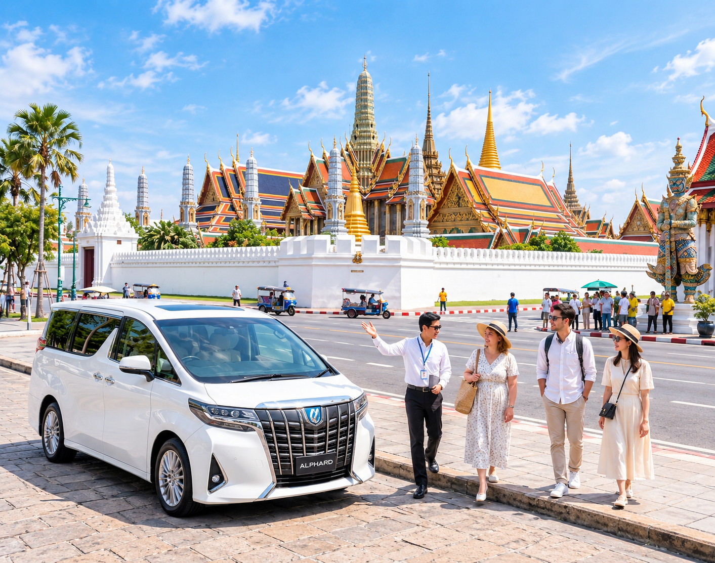 Bangkok Grand Palace & Temple Half-Day Tour with Luxury MPV
