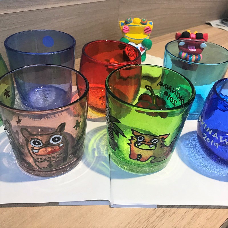 沖繩琉球玻璃杯繪製體驗