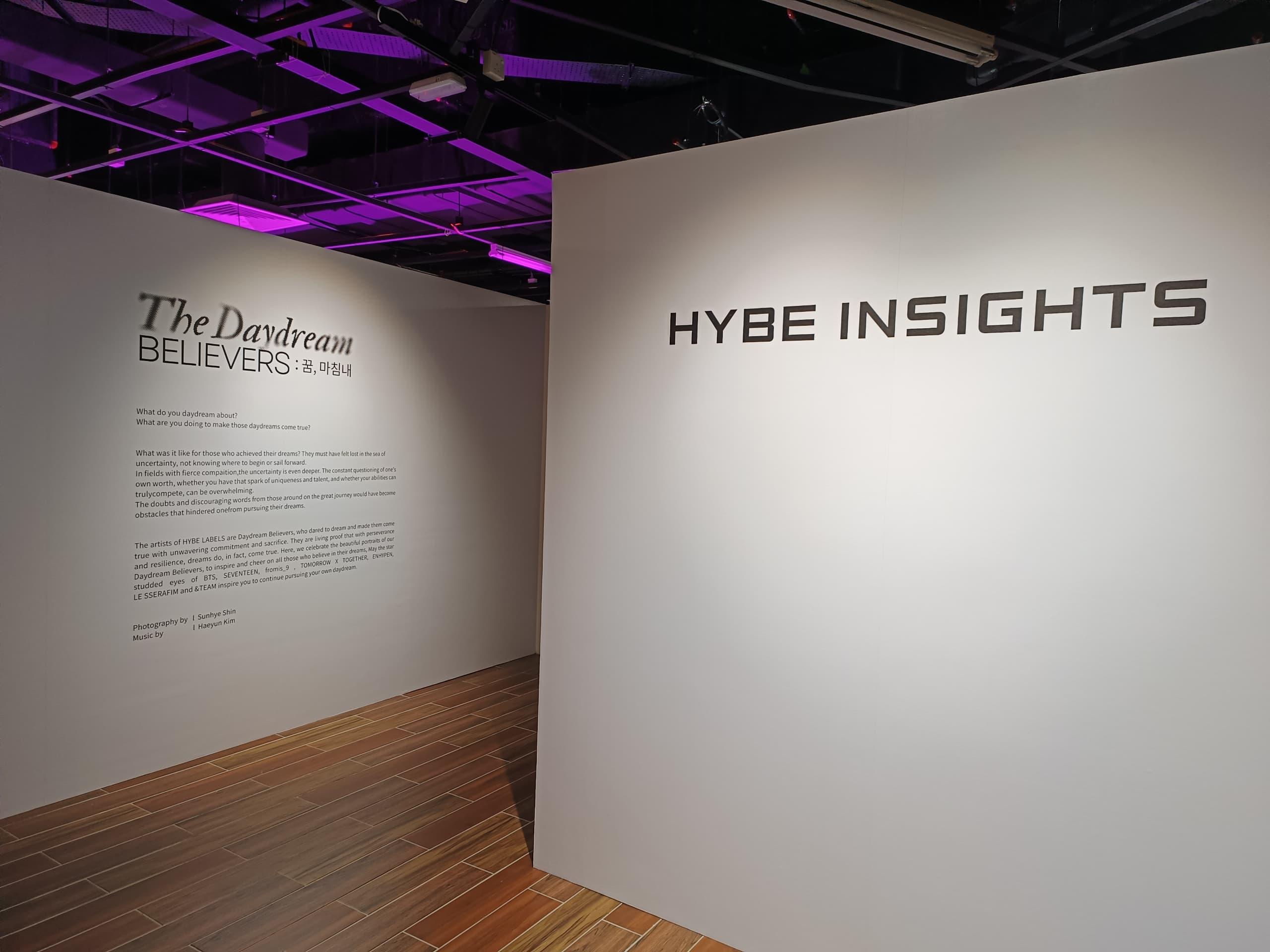 HYBE Insight - The Daydream BELIEVERS Exhibition in マレーシア