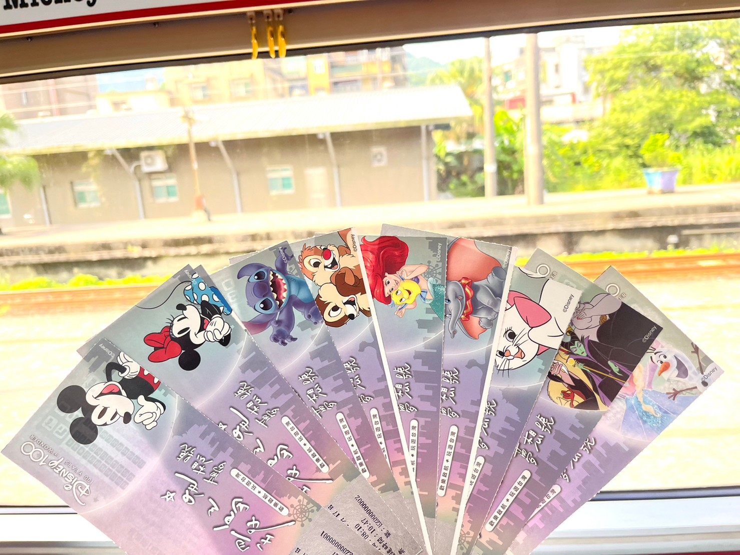 Taiwan Railway Formosa Express Disney Themed Train Ticket