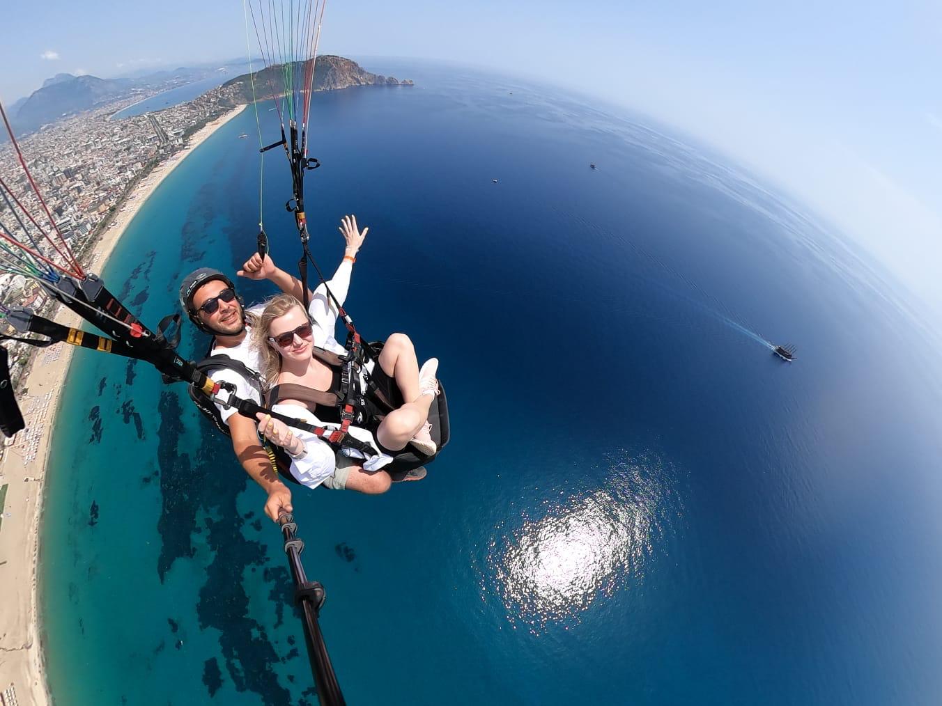 安塔利亞、錫德、阿拉尼亞的滑翔傘體驗（Paragliding experience from Antalya, Side, Alanya）含接送服務