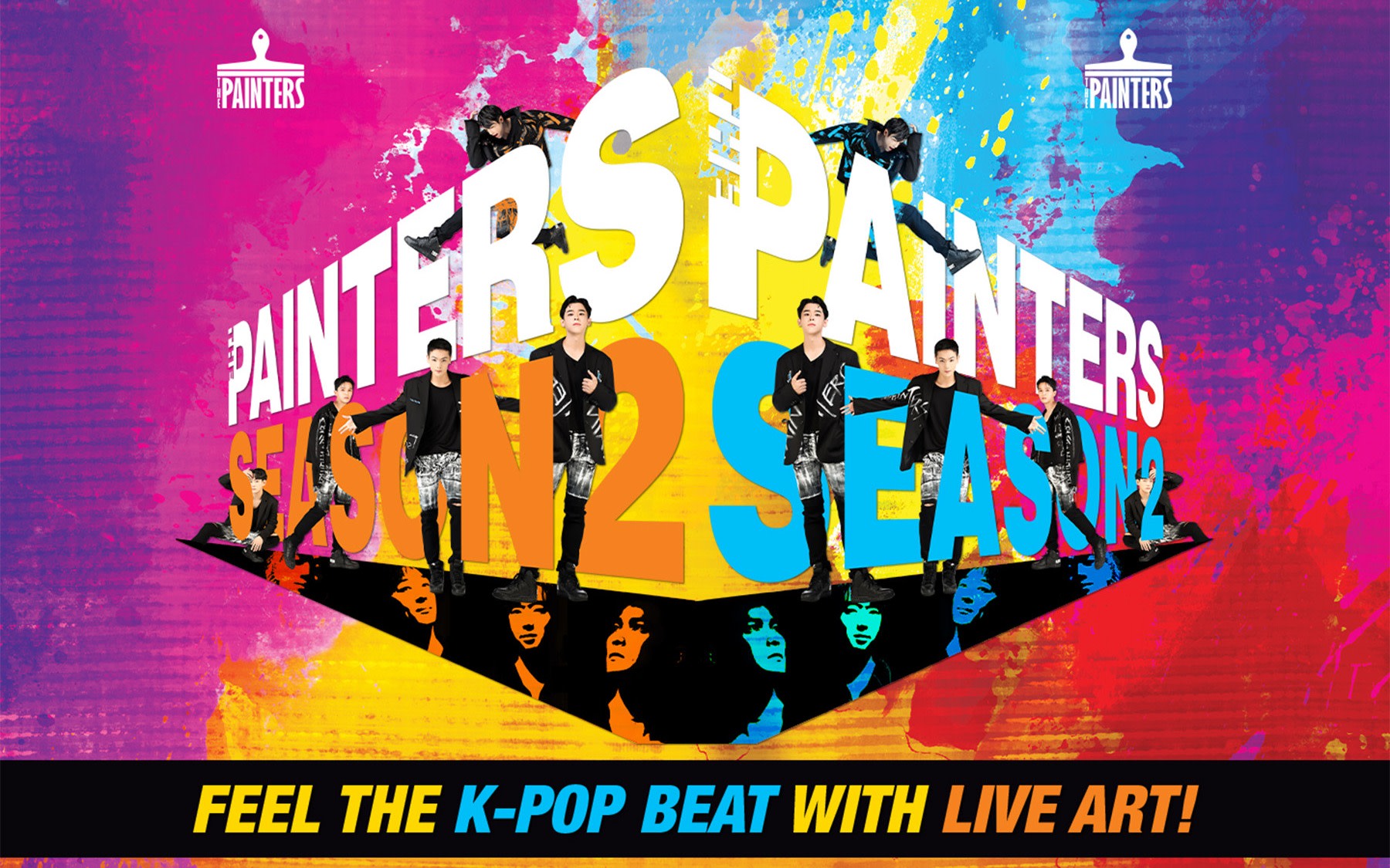 THE PAINTERS Live Art K-pop Dance Show in Seoul