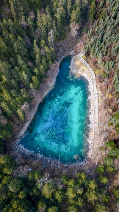 【五彩池】九寨眼眸，最小卻最驚豔！陽光一轉，孔雀藍、翡翠綠、金箔黃層層暈染，6米清透一眼萬年。水下鈣華、沉木、藻類共繪天然調色盤，四季不枯冬不結冰，鏡頭貼近即出大片，把童話瞬間裝進相冊！