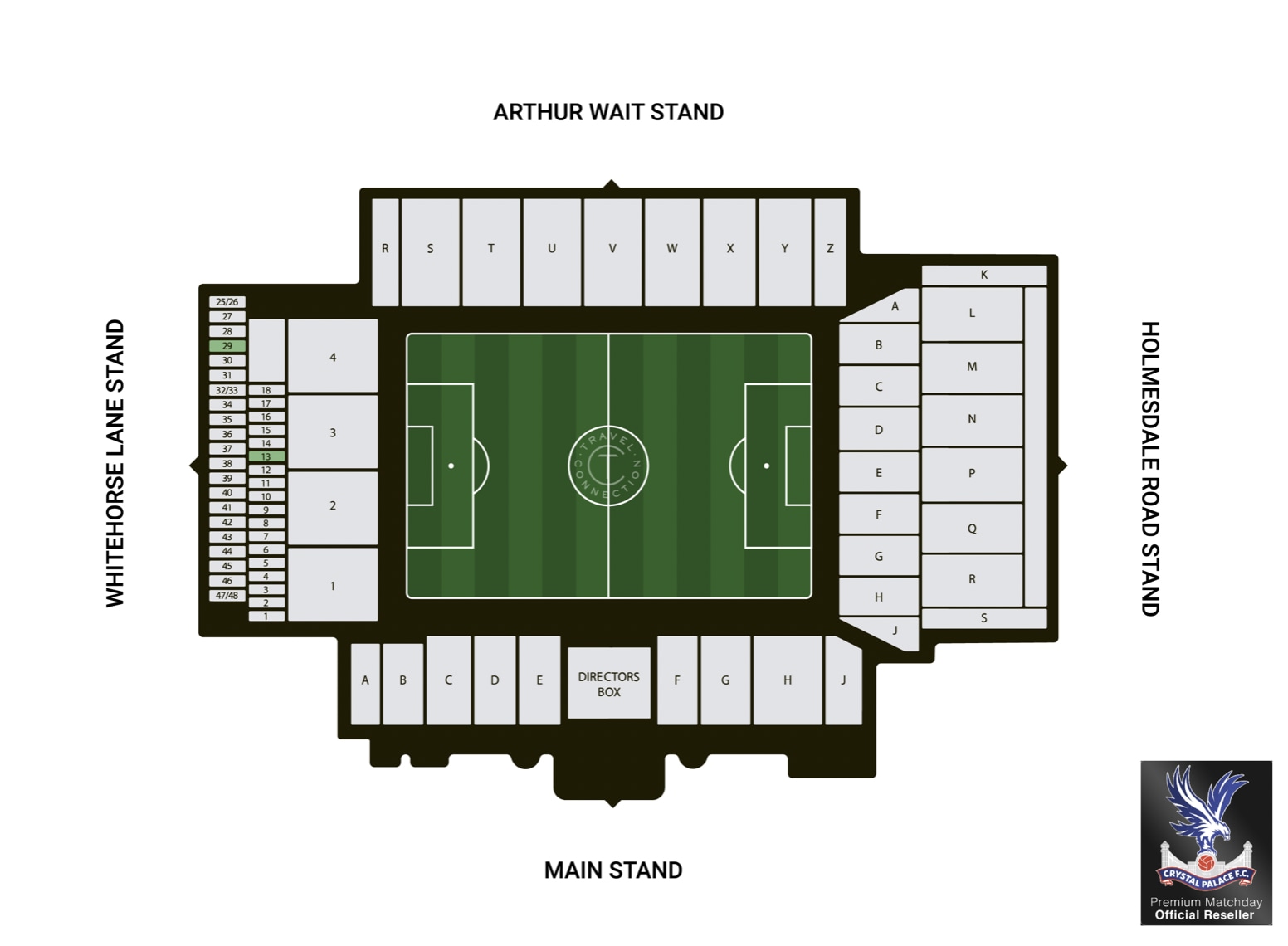 Crystal Palace Match Tickets at Selhurst Park Stadium