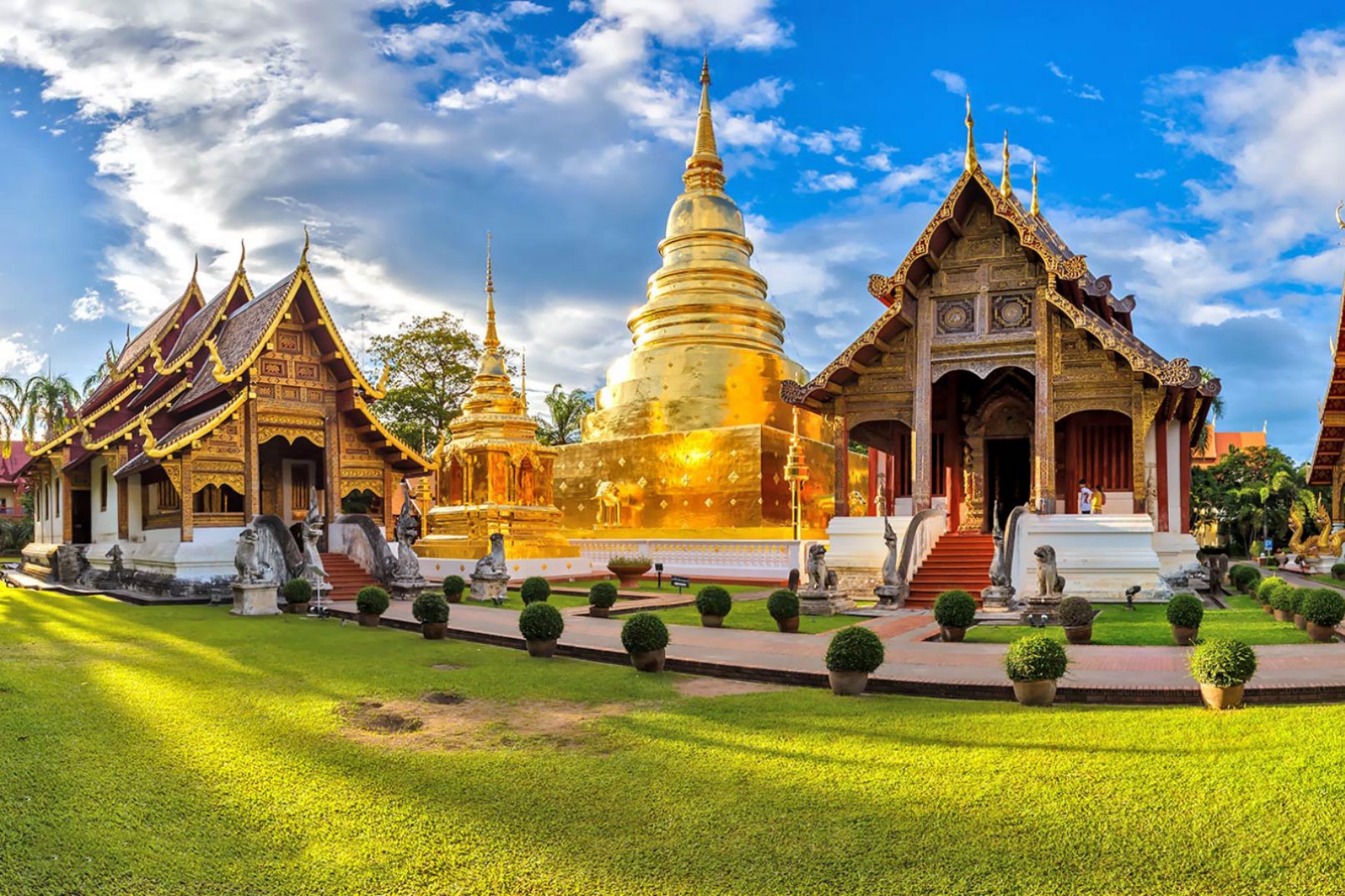 Temple grounds in Chiang Mai