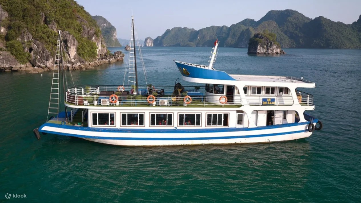 【路線2】下龍灣豪華一日遊（Binh An Cruise 提供）