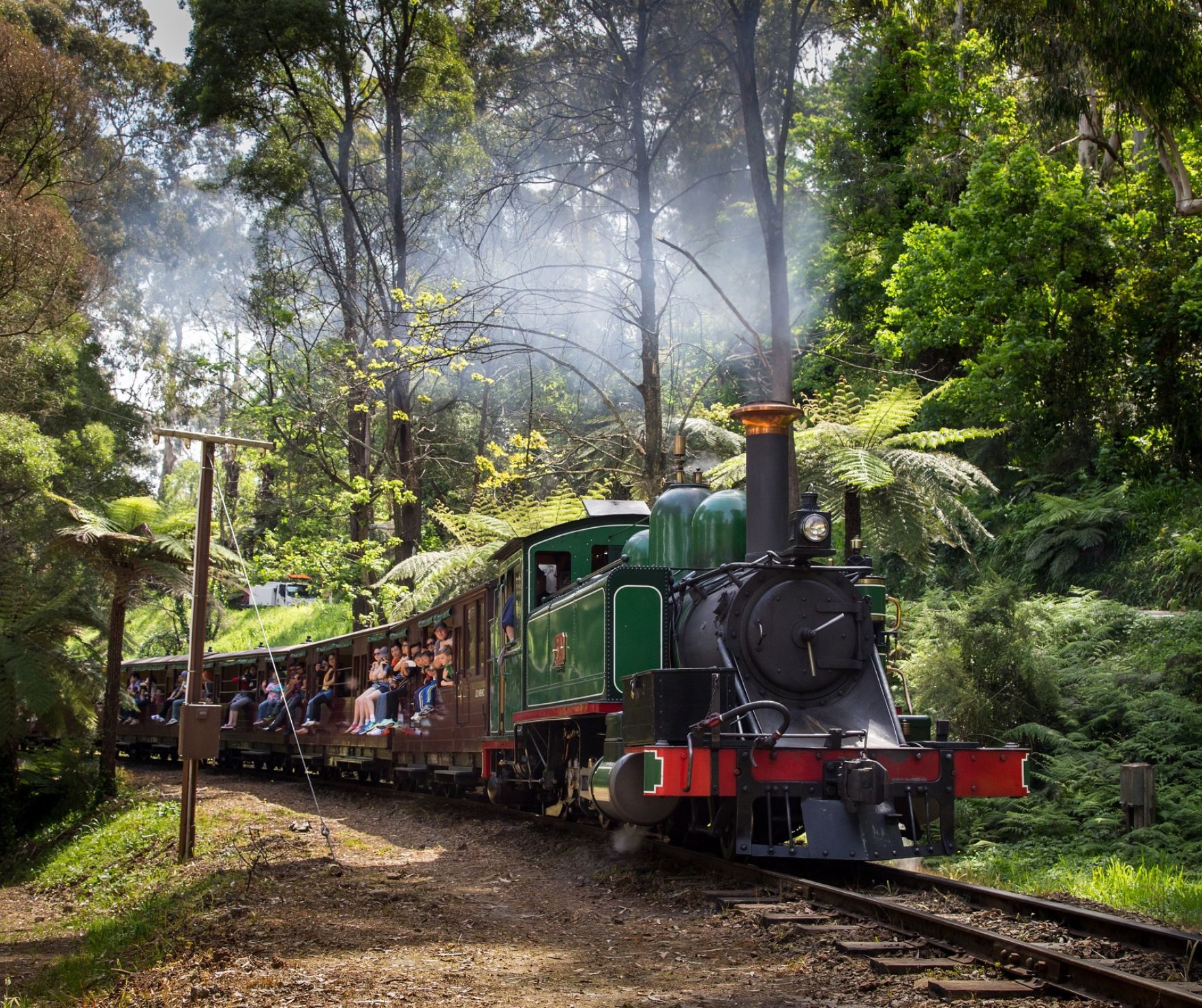 墨爾本 Puffing Billy 蒸汽火車半日遊