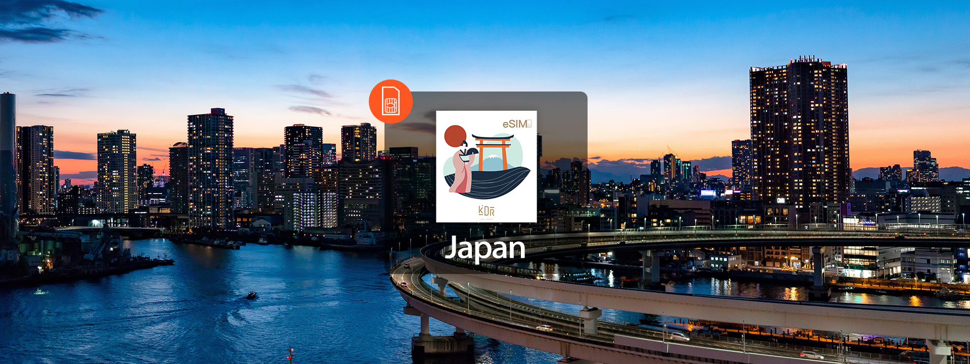 日本4G虛擬 eSIM 卡（電子郵件傳送 QR Code）