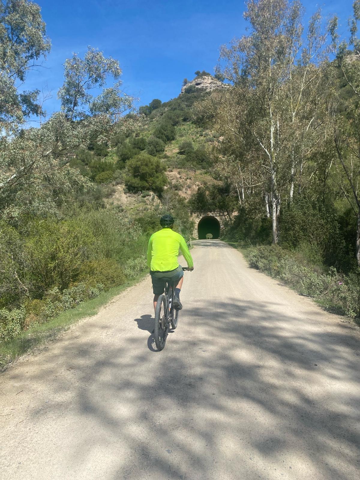 Cycling on the Via Verde de la Sierra
