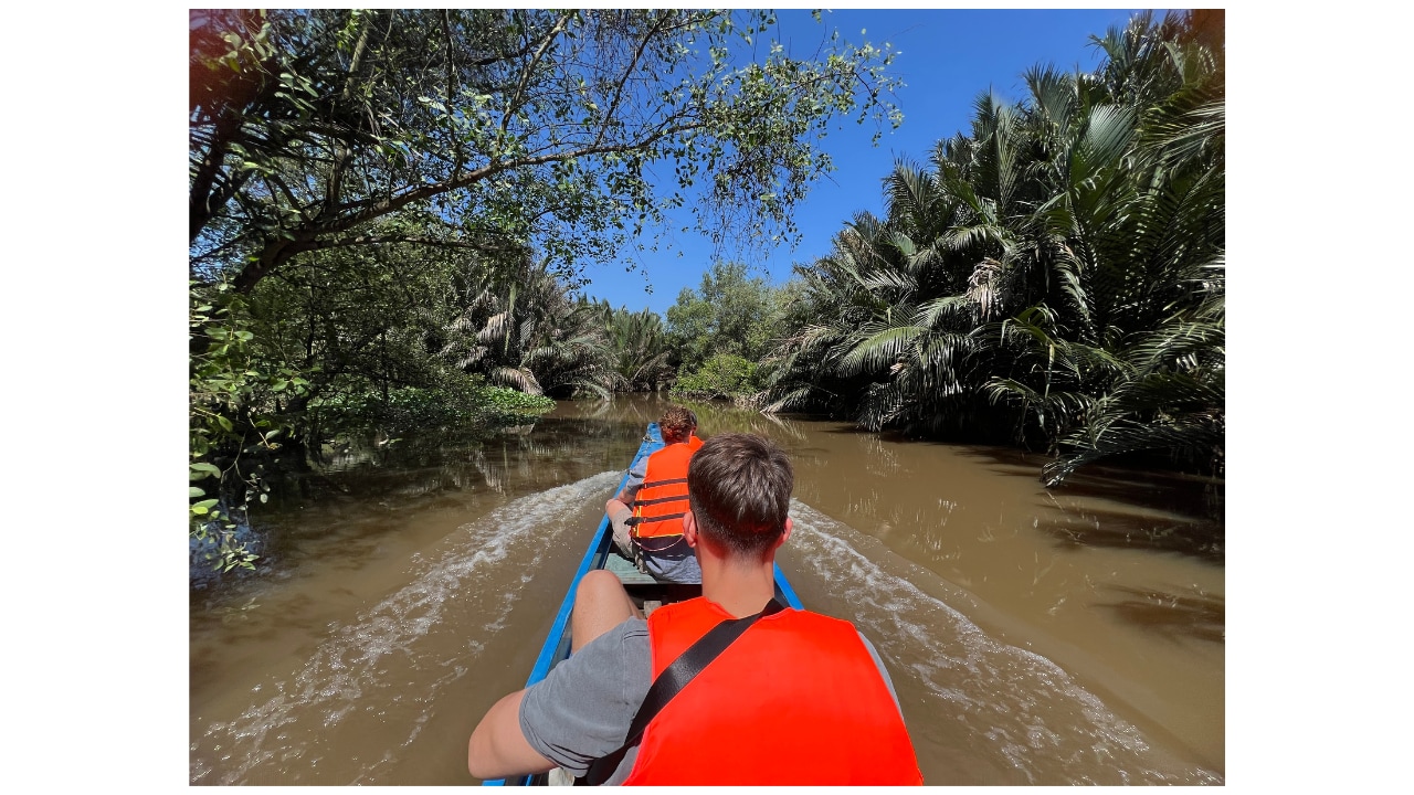 Sampan Boat Ride through nipa palm canals