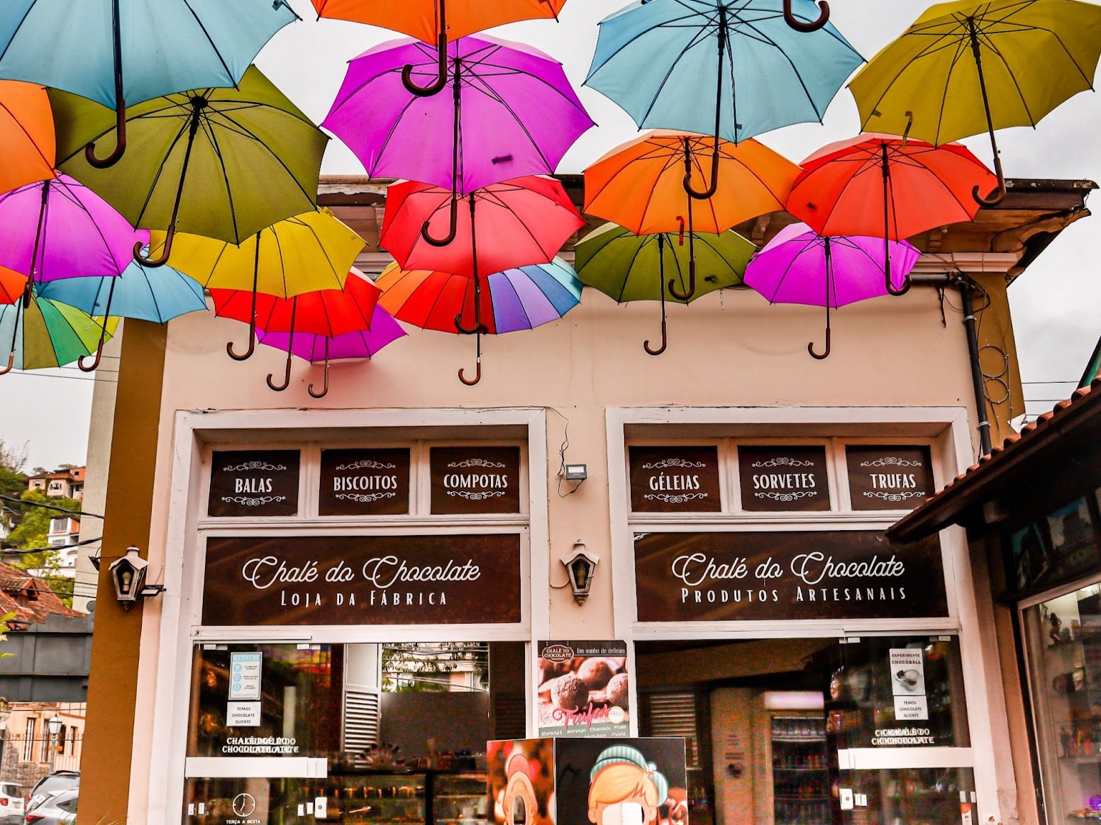 Stroll charming streets lined with European-style buildings and lush greenery
