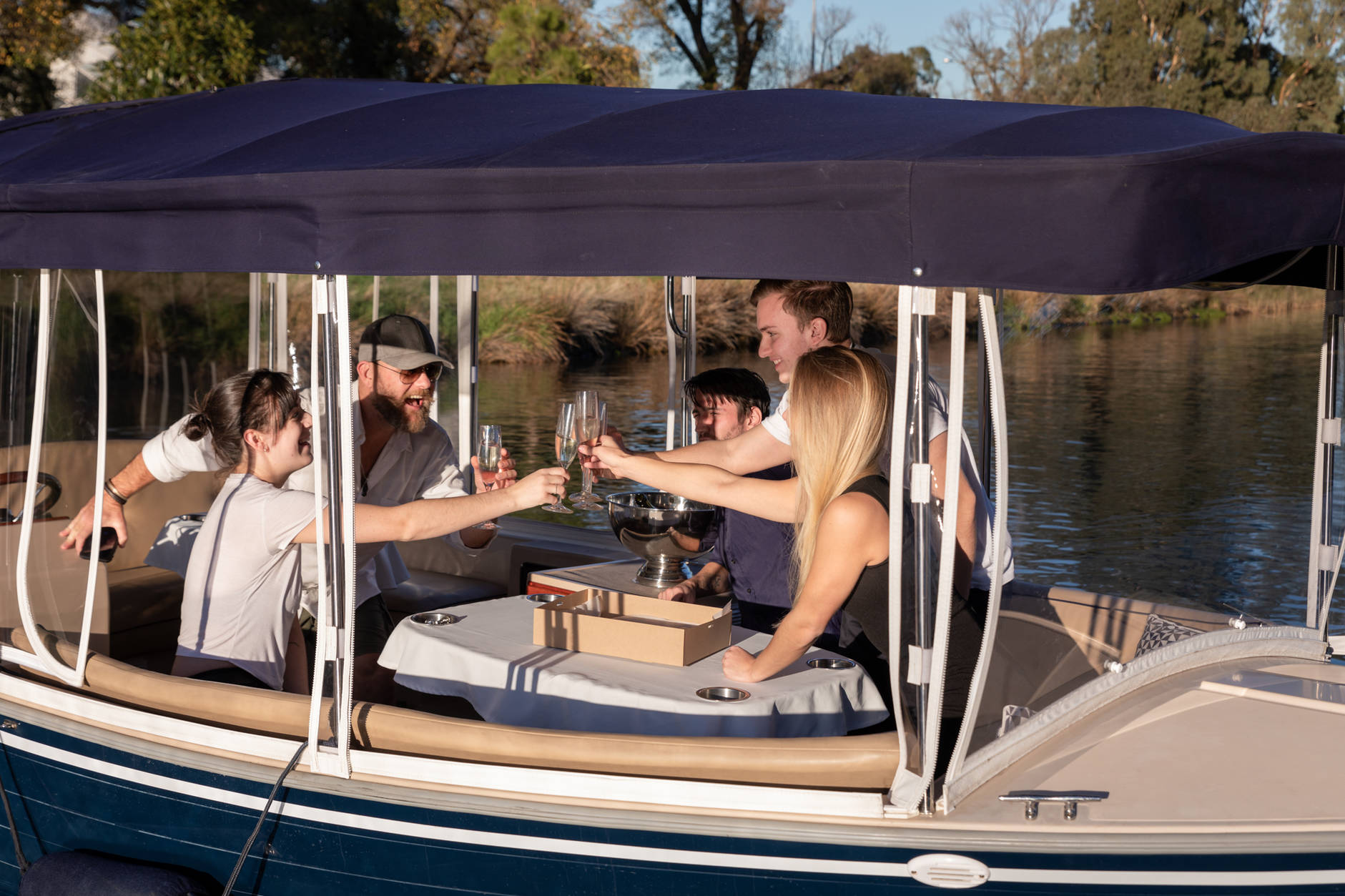 Self-Drive Eliza J Boat Hire in Melbourne