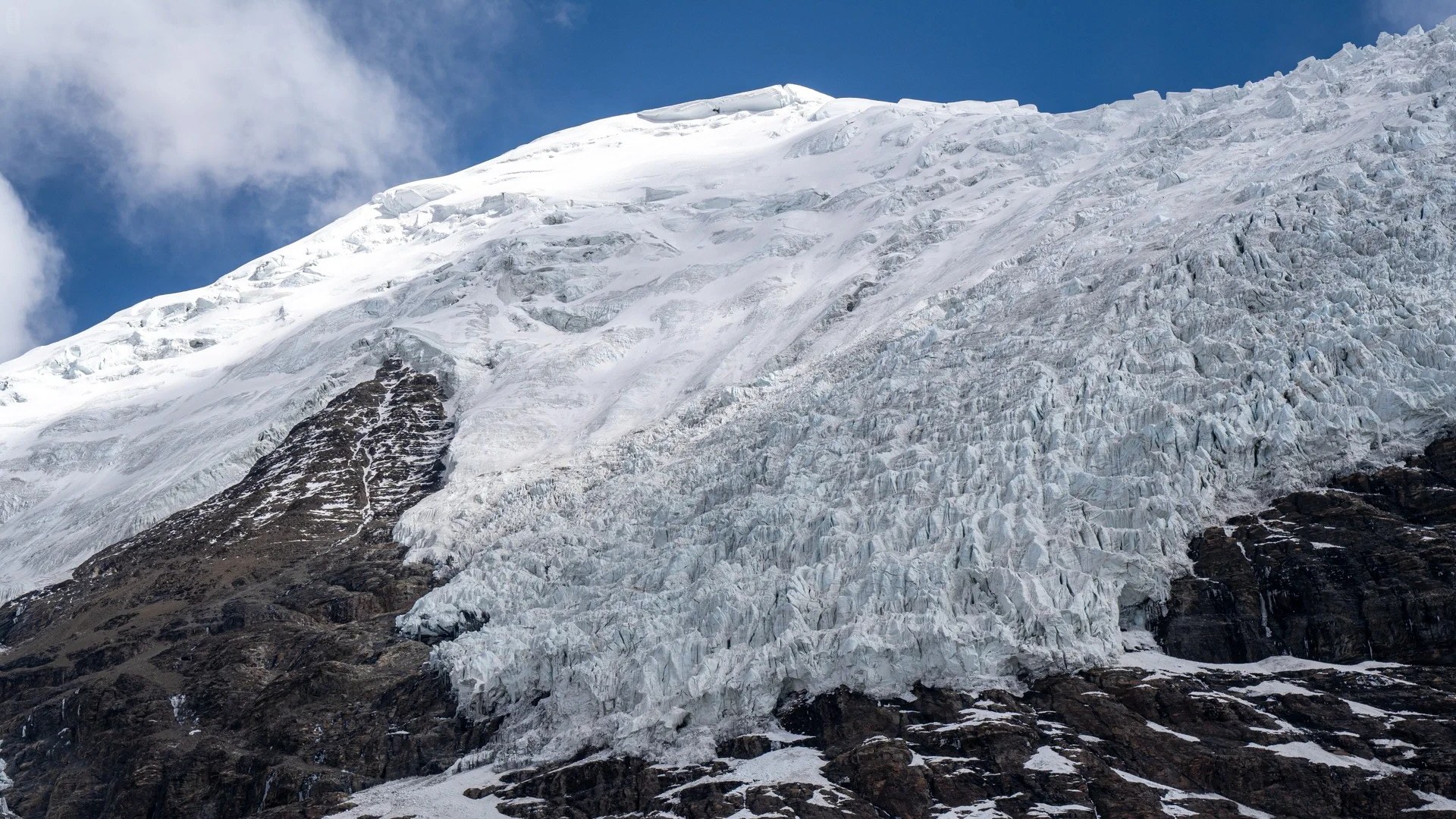 Karola Glacier
Passing by Karola Glacier
One of the three largest continental glaciers in Tibet