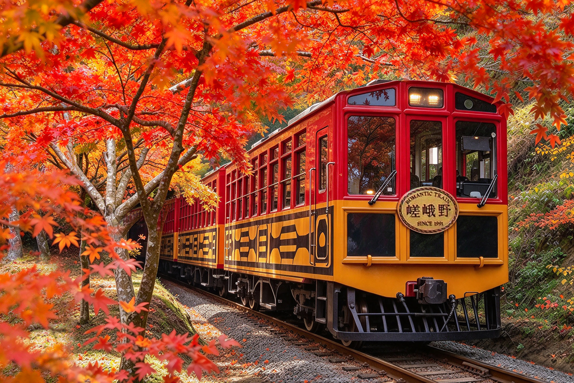[Kyoto & Nara Day Tour] Sagano Scenic Railway & Nara Park & Fushimi Inari Taisha Thousand Torii Gates & Togetsukyo Bridge & Bamboo Grove & Kimono Forest (Departing from Osaka)