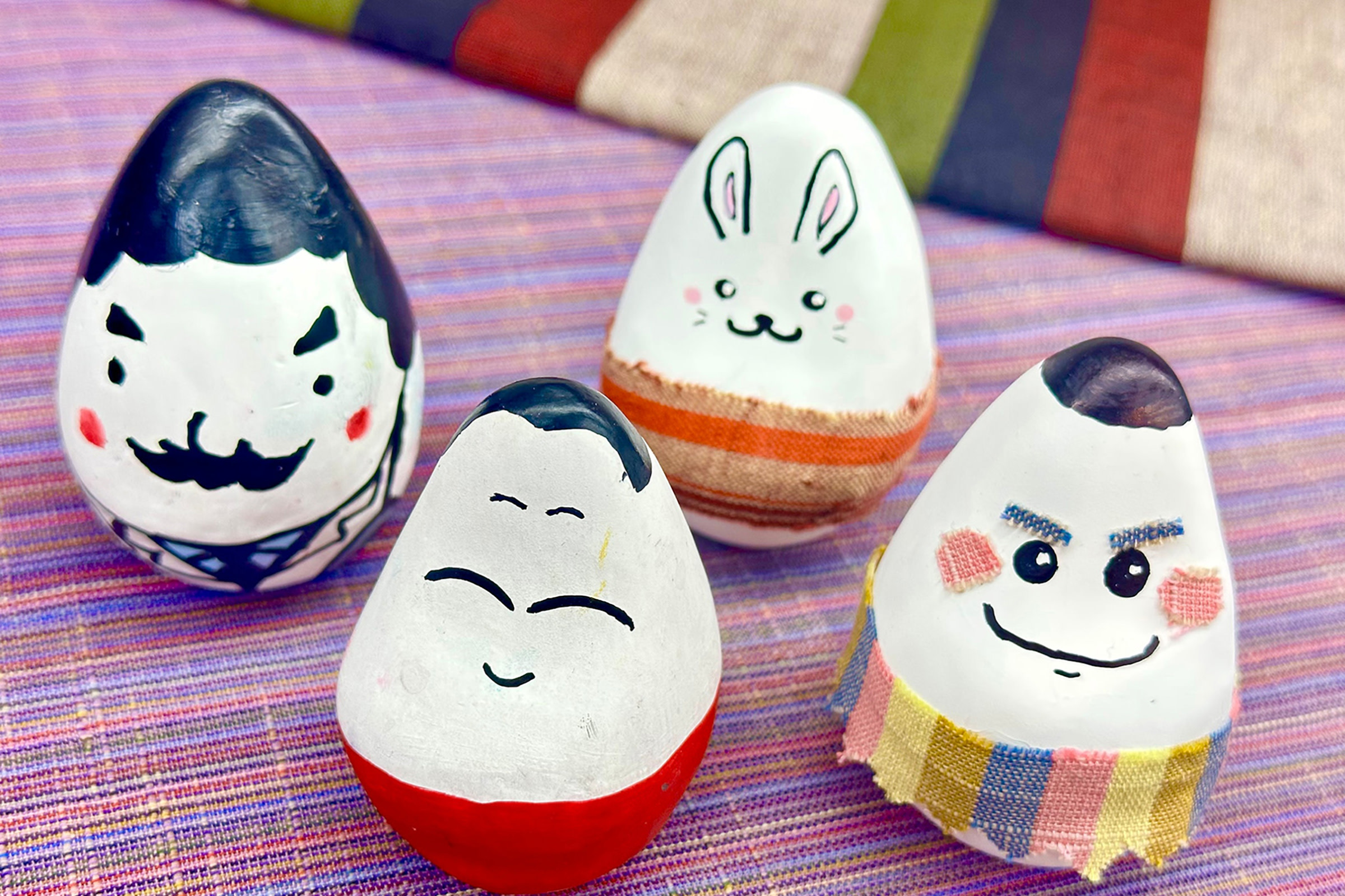 Aizuwakamatsu: Okiagari Koboshi Doll Painting Experience